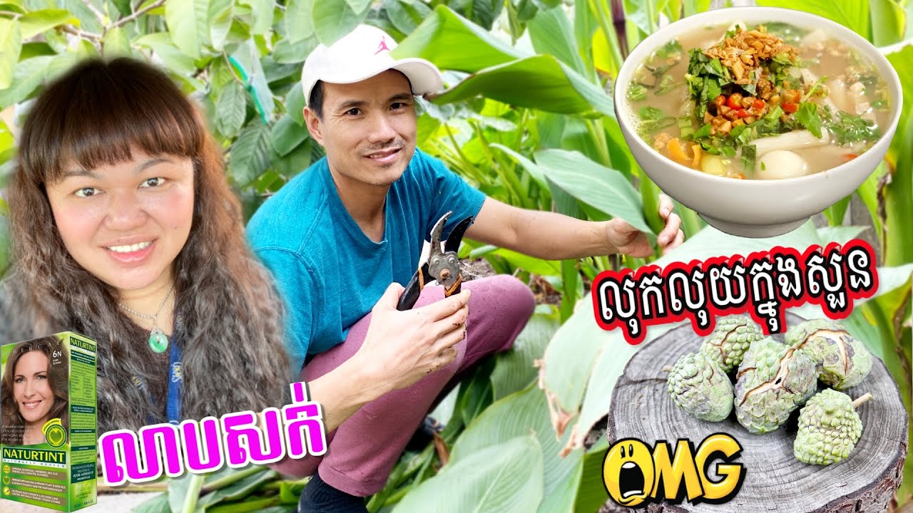 FULL WORK WEEK, NATURETINT HAIR COLOR, ATEMOYA CRACK, VIETNAMESE STYLE SOUR SOUP ធ្វើការពេញ១អាទឹត្យ