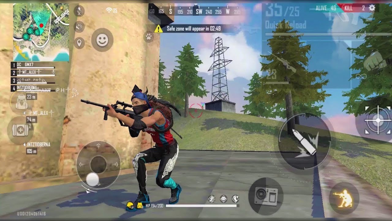 Game Garena Free Fire Android Gameplay #49 (Mobile Player) 📱 Xiaomi Black Shark 2 #DroidCheatGaming