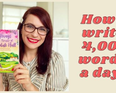 HOW I WRITE 4,000 WORDS A DAY // my writing routine, productivity tips, working from home