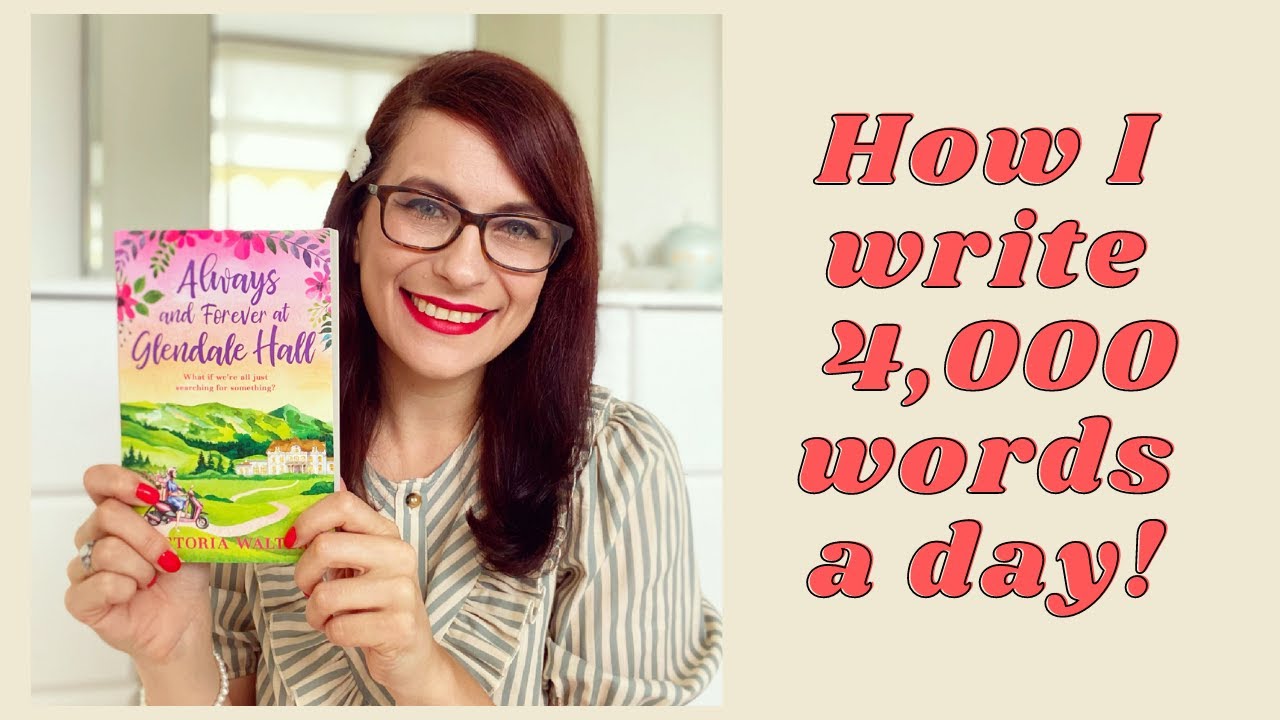 HOW I WRITE 4,000 WORDS A DAY // my writing routine, productivity tips, working from home