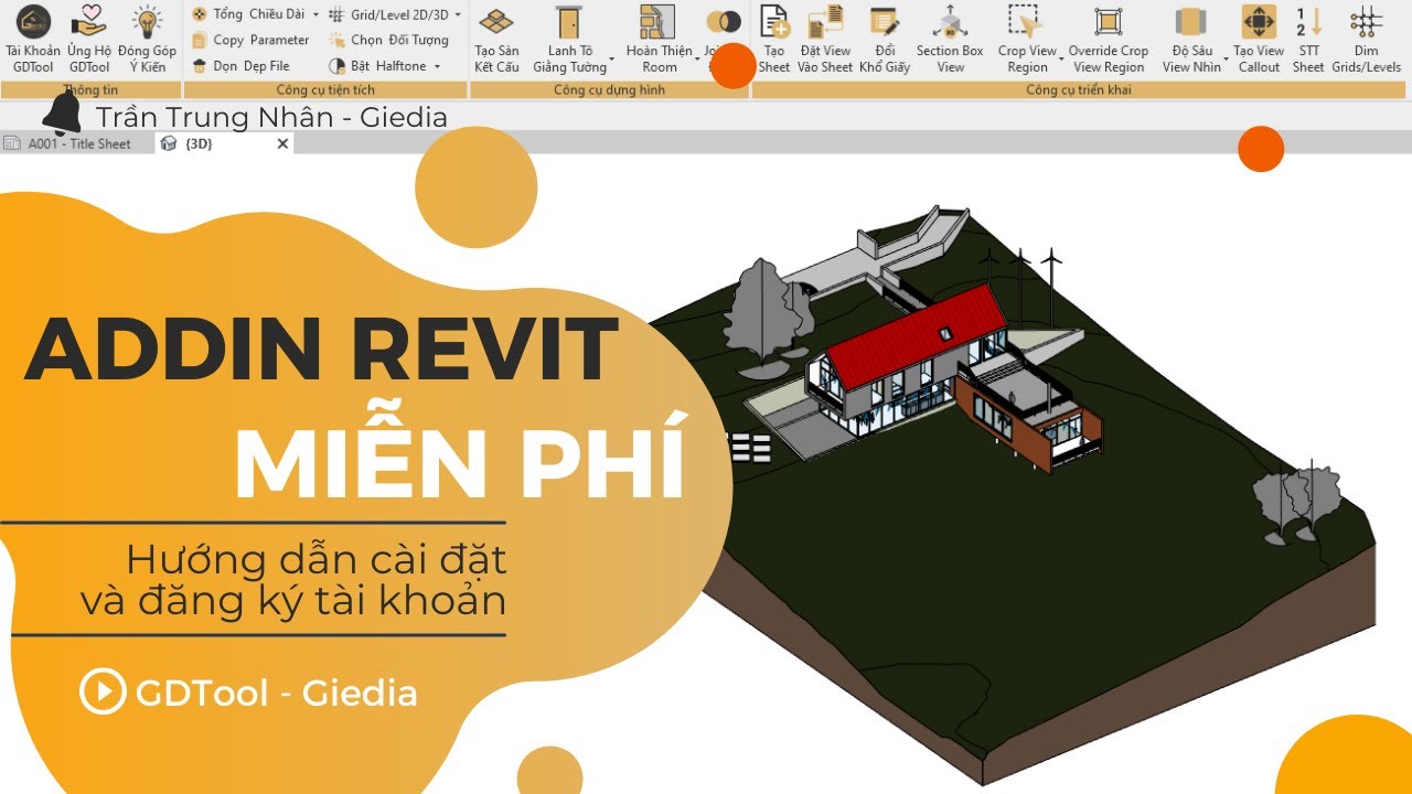 HƯỚNG DẪN CÀI ĐẶT ADDIN REVIT GDTOOL