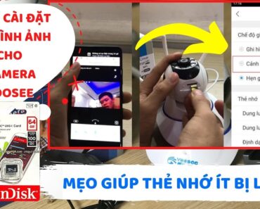 HƯỚNG DẪN CÀI ĐẶT GHI HÌNH CHO CAMERA YOOSEE | MẸO GIÚP THẺ NHỚ KHÔNG BỊ LỖI