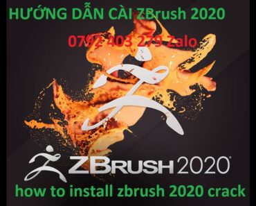 HƯỚNG DẪN CÀI ĐẶT ZBrush 2020_ (how to install zbrush 2020 crack)