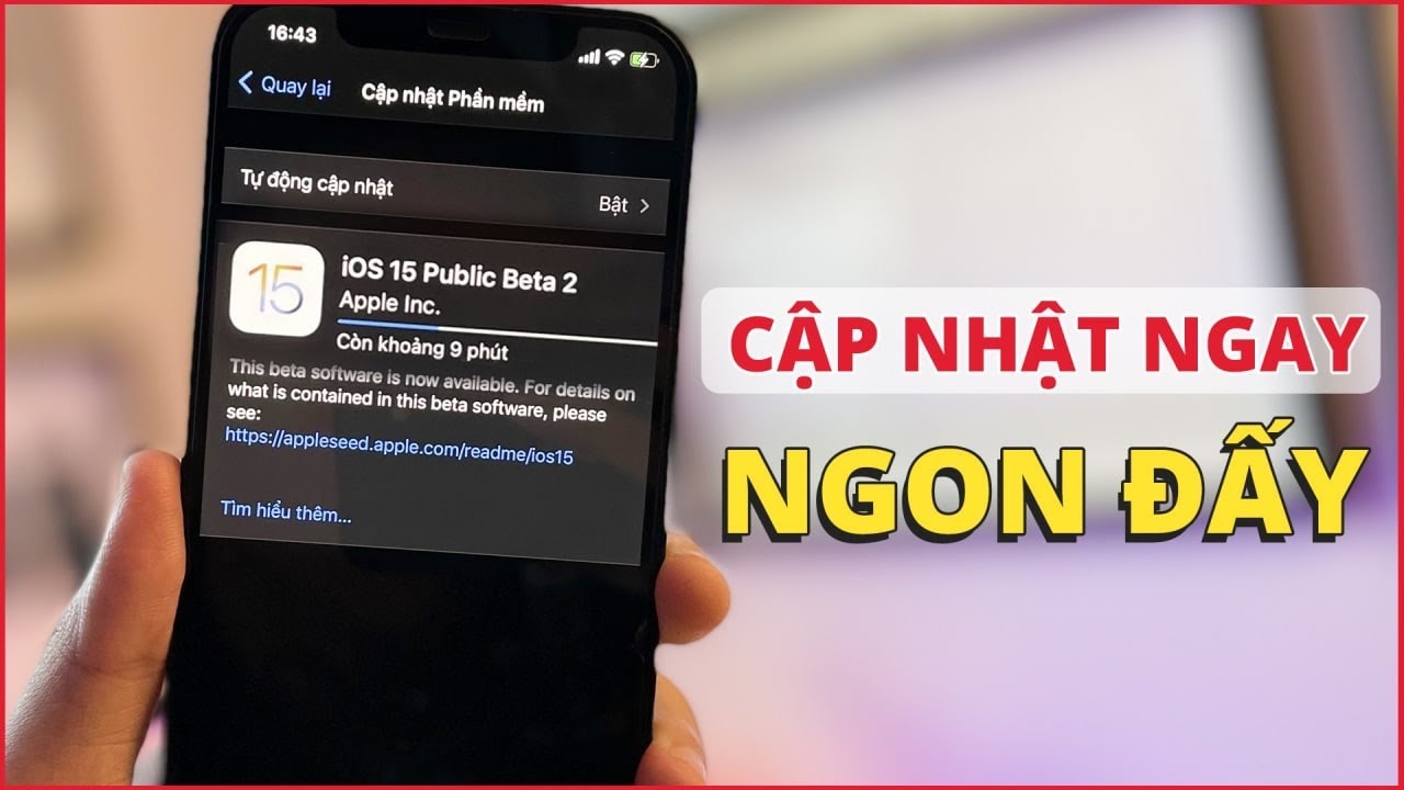 [HƯỚNG DẪN] Cài Đặt iOS 15 Public Beta Cực Nhanh| How To Update iOS 15 Public Beta