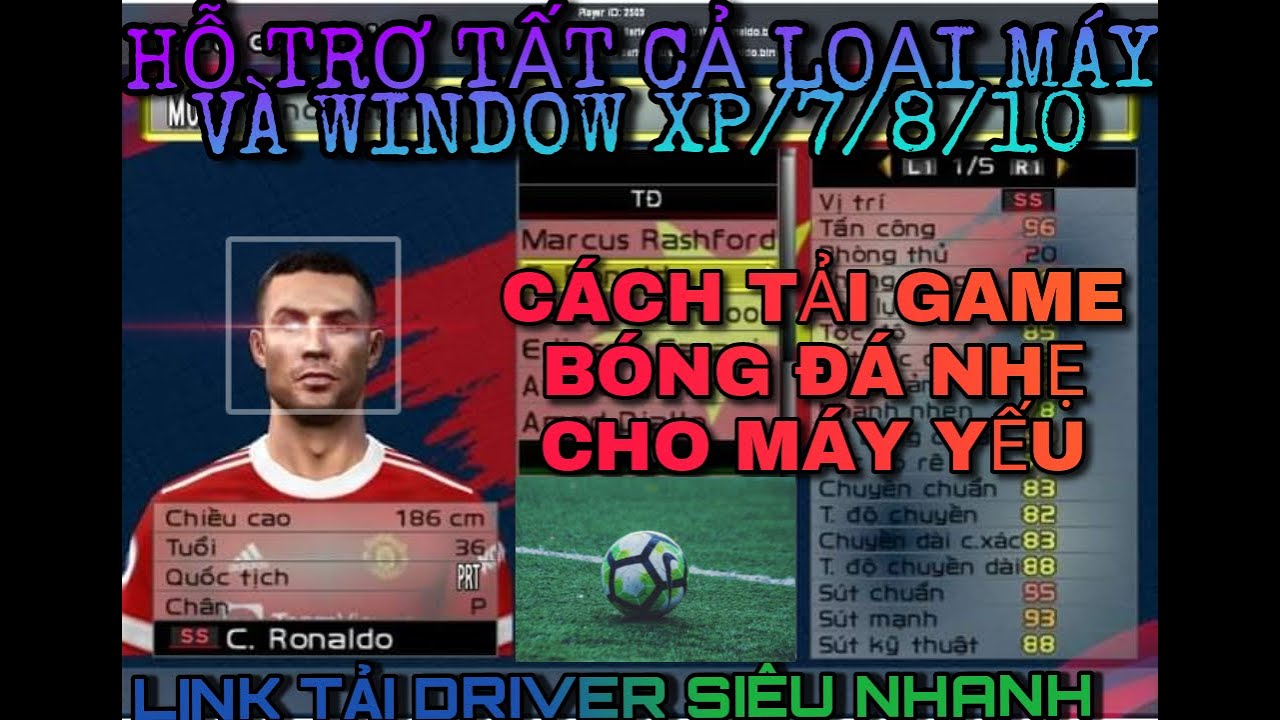 HƯớNG DẪN TẢI GAME BÓNG ĐÁ NHẸ CHO MỌI MÁY CÓ THỂ CHƠI ONLINE VÀ OFFLINE | OMATON TV