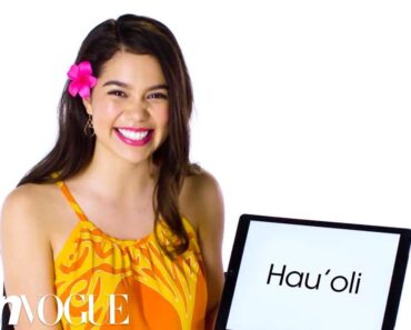 Hawaiian Words & Phrases with Moana's Auli'i Cravalho | Teen Vogue