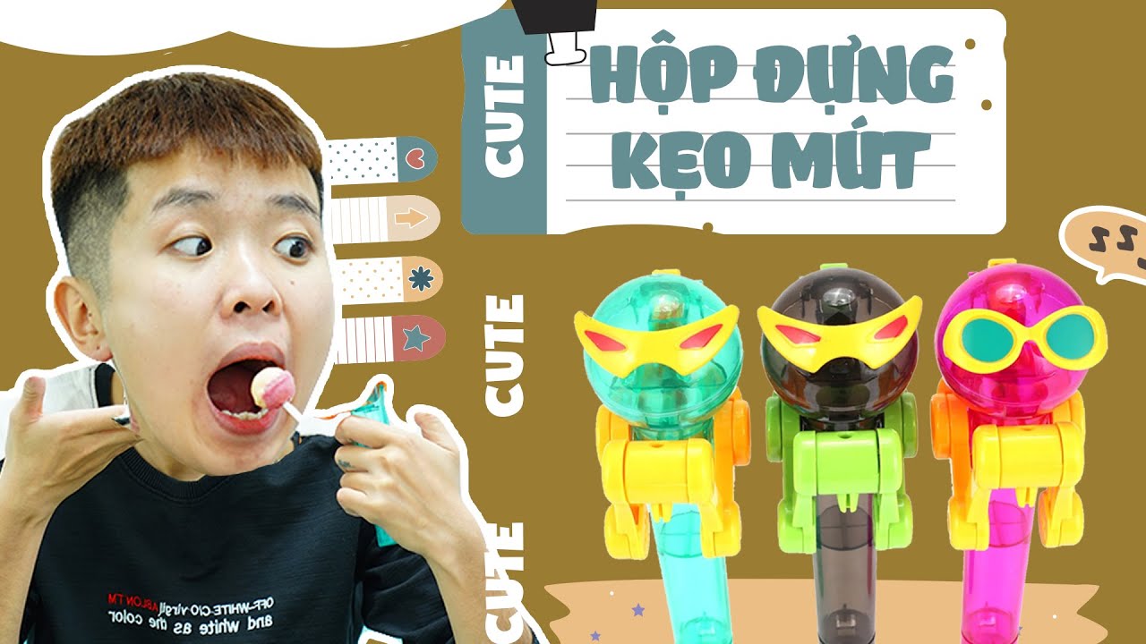 Hộp Đựng Kẹo Mút Hình Robot Siêu Cute | #Shorts