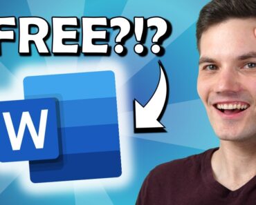 🆓 How to Get Microsoft Word for FREE (download & web versions)