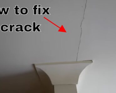 How to fix a crack in a wall or ceiling – DIY