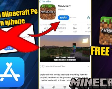 Hướng Dẫn Cách Tải MINECRAFT Miễn Phí Trên IOS Mới Nhất 2022|Minecraft GainG