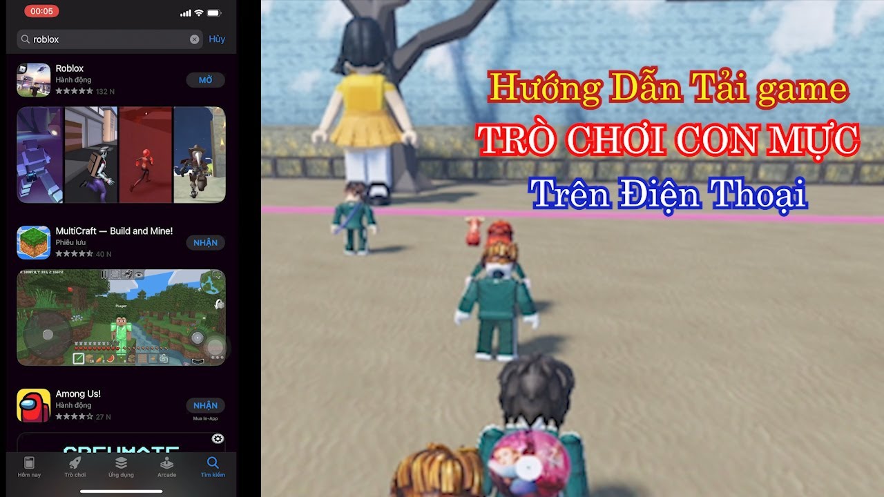 Hướng Dẫn Tải Game Và Chơi Game Trò Chơi Con Mực