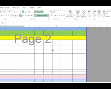 Hướng dẫn cách bỏ Page 1 trong Excel –  Mẹo Vặt