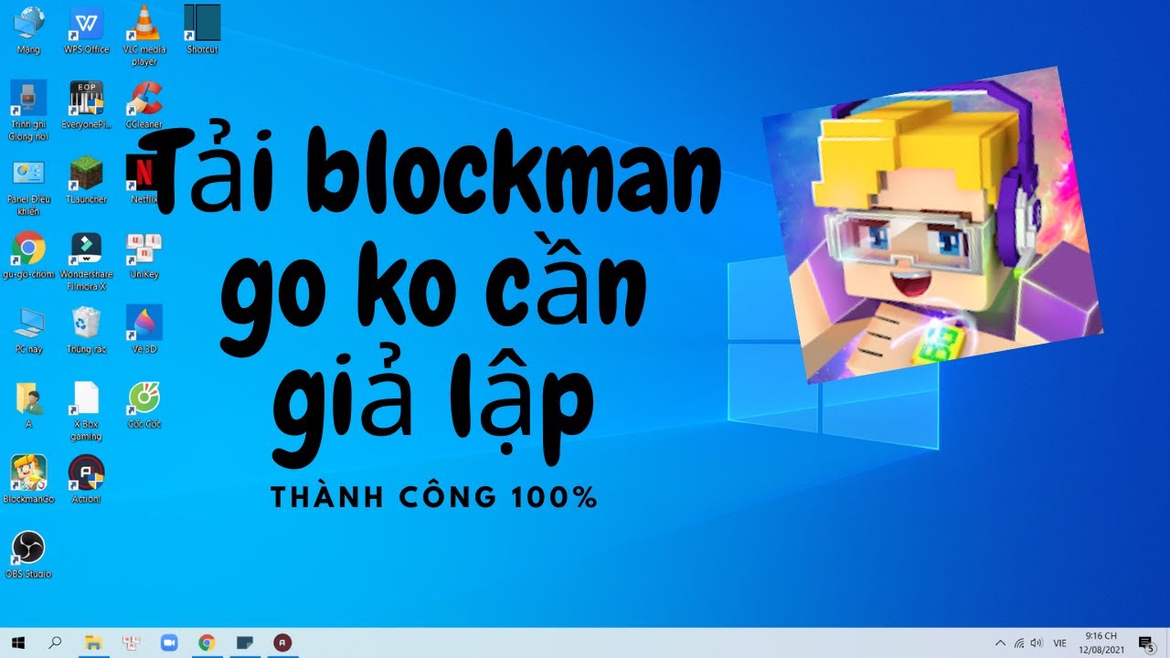 Hướng dẫn cách tải BlockManGo ko cần giả lập trên PC*Lemon Gaming