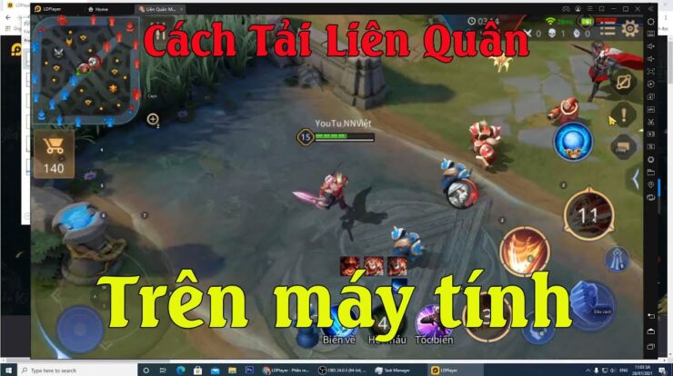 Hướng dẫn cách tải cài đặt game liên quân mobile trên máy tính PC laptop