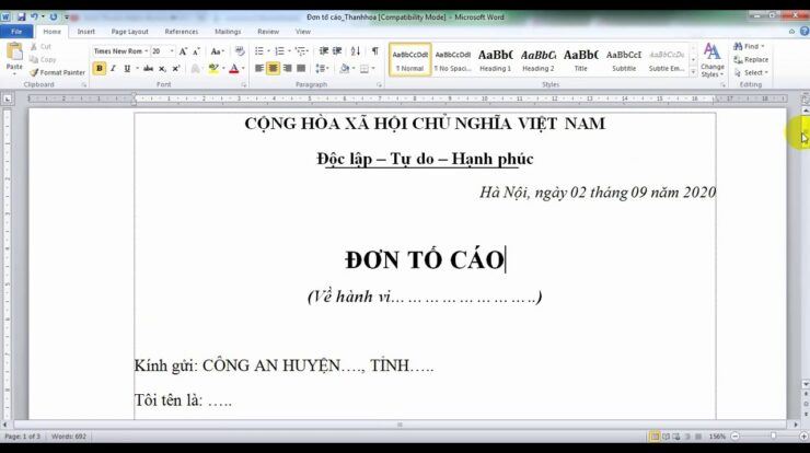 Hướng dẫn cách viết đơn tố cáo (chuẩn mực, chi tiết). Liên hệ tư vấn và soạn thảo Zalo: 0812049607