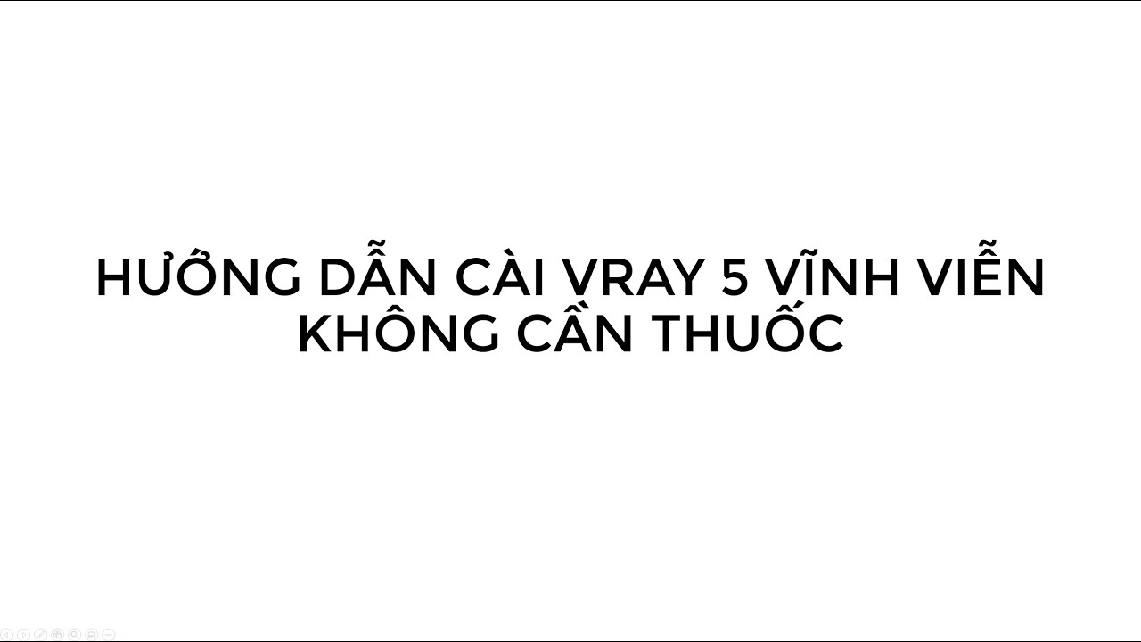 Hướng dẫn cài Vray 5 for Sketchup vĩnh viễn không cần Active