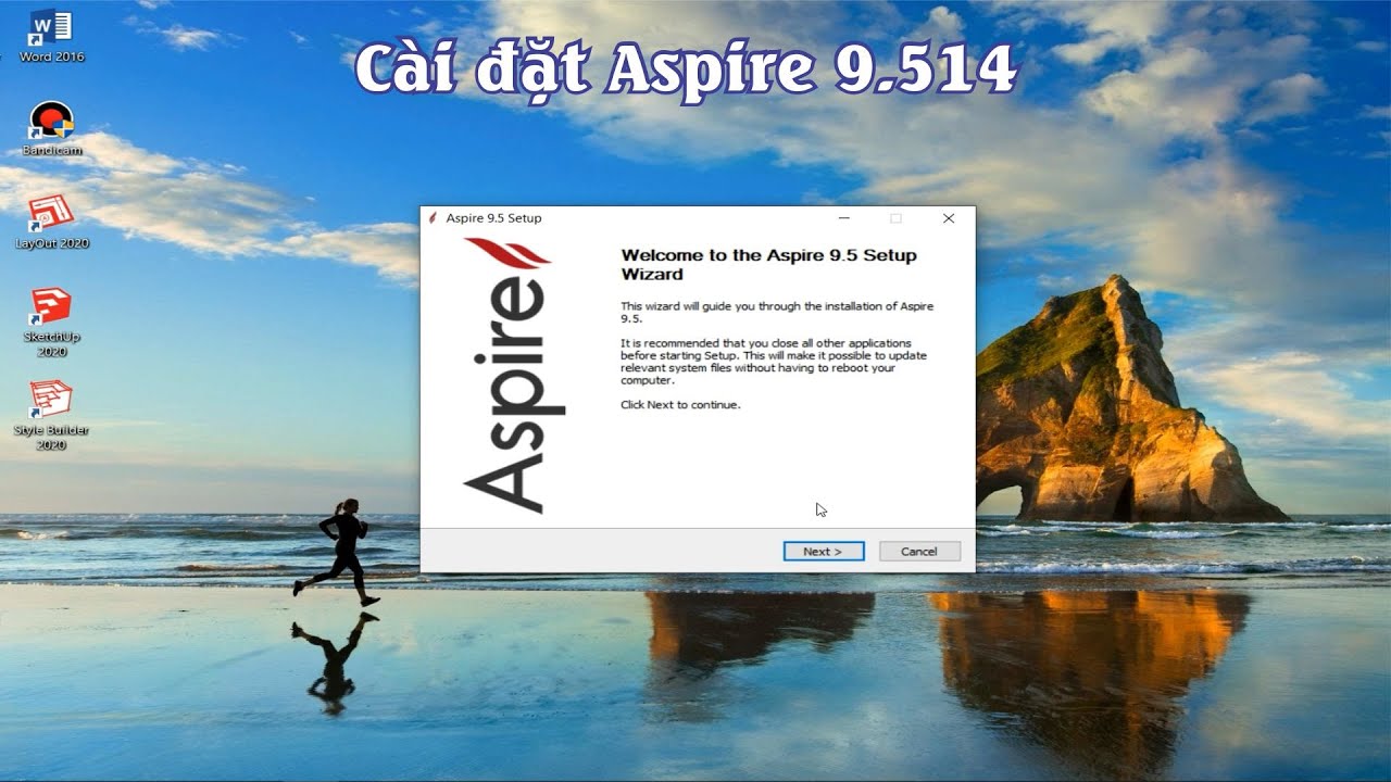 Hướng dẫn cài đặt Aspire 9.514