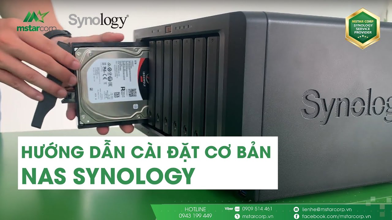 Hướng dẫn cài đặt NAS Synology cơ bản | Mstar Corp