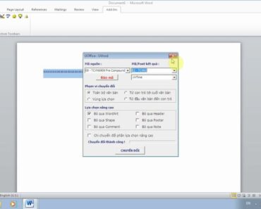 Hướng dẫn cài đặt Uoffice và fix lỗi sử dụng trên office 2010