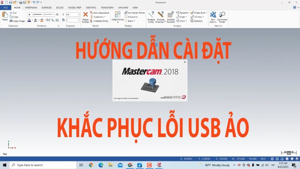 Hướng Dẫn Cài đặt Và Khắc Phục Lỗi Trong Mastercam 17/11/2024