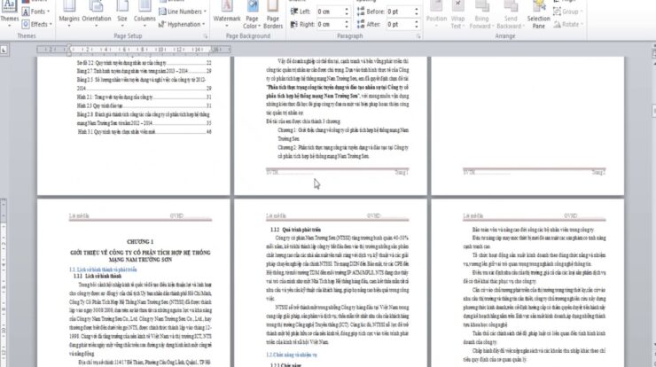 Hướng dẫn làm HEADER và FOOTER trong Luận Văn, Báo cáo tốt nghiệp