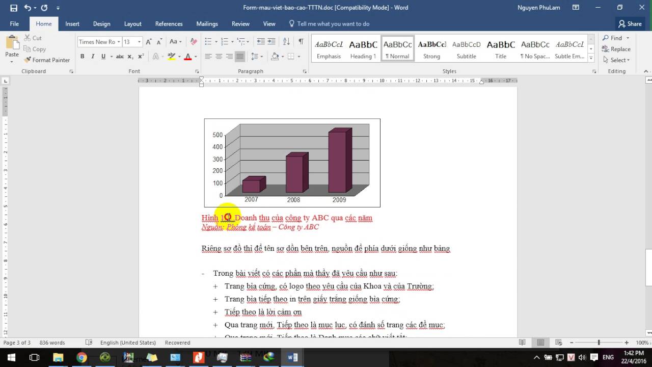 Hướng dẫn làm đề tài thực tập, luận văn đúng theo Format bài luận văn tốt nghiệp