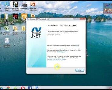 Hướng dẫn sửa lỗi không cài đặt được dotNet  – NetFramework trên Windows 7 mã lỗi HRESULT 0xc8000222