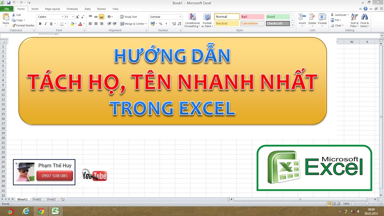 Hướng dẫn tách Họ Và Tên Nhanh Nhất Trong Excel – Thủ thuật Excel