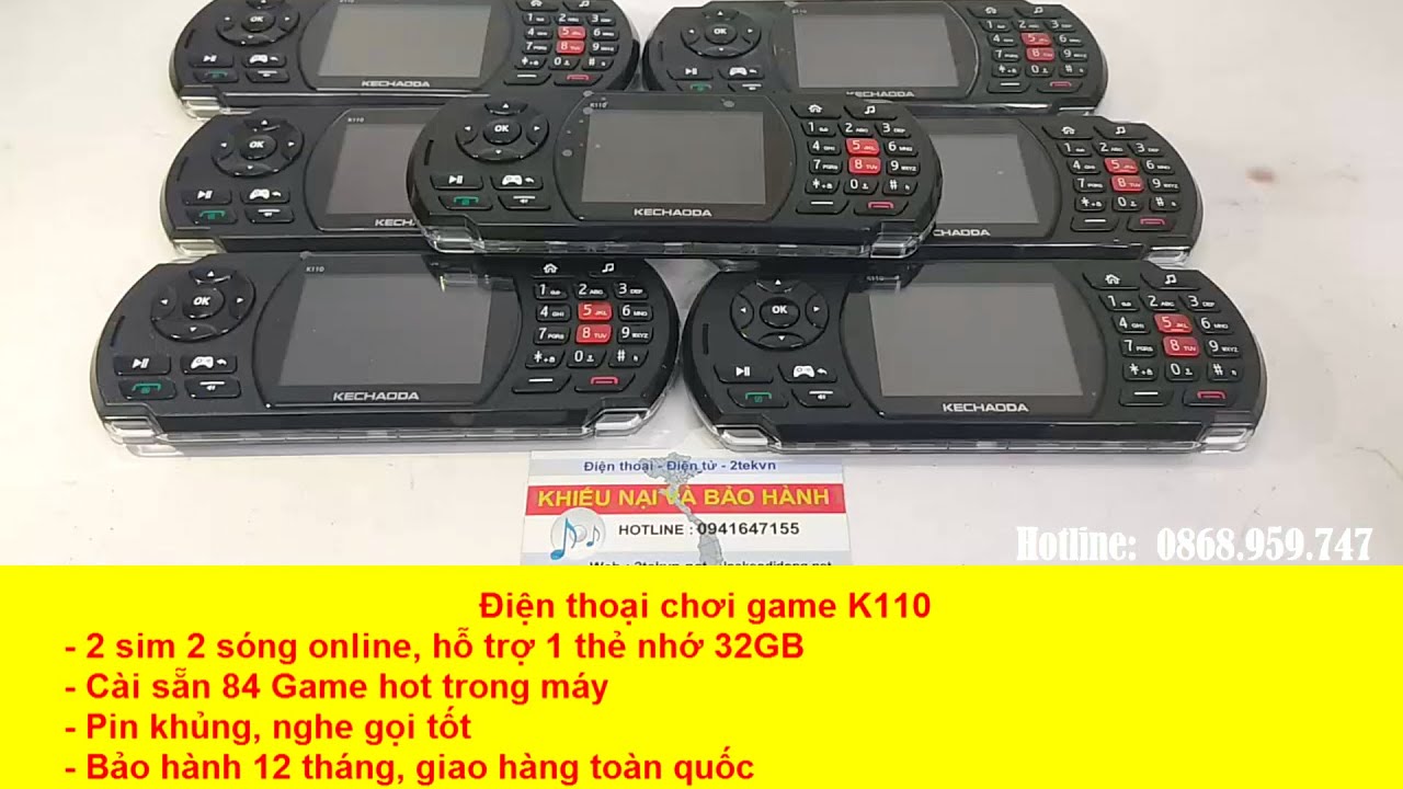 Hướng dẫn tải game trên điện thoại chơi game Kechaoda K110