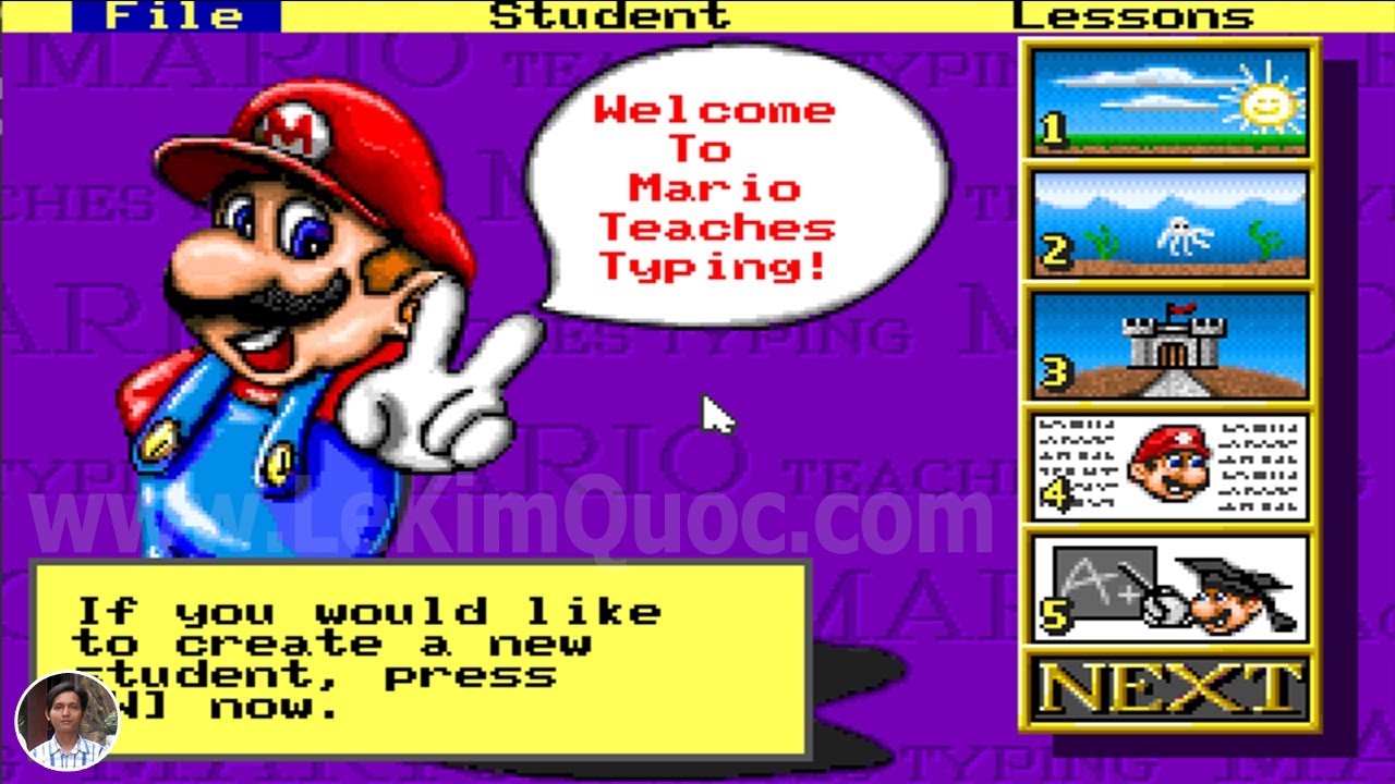 ⌨️ Hướng dẫn tải và cài đặt Mario Teaches Typing (phần mềm tập gõ bàn phím máy tính)