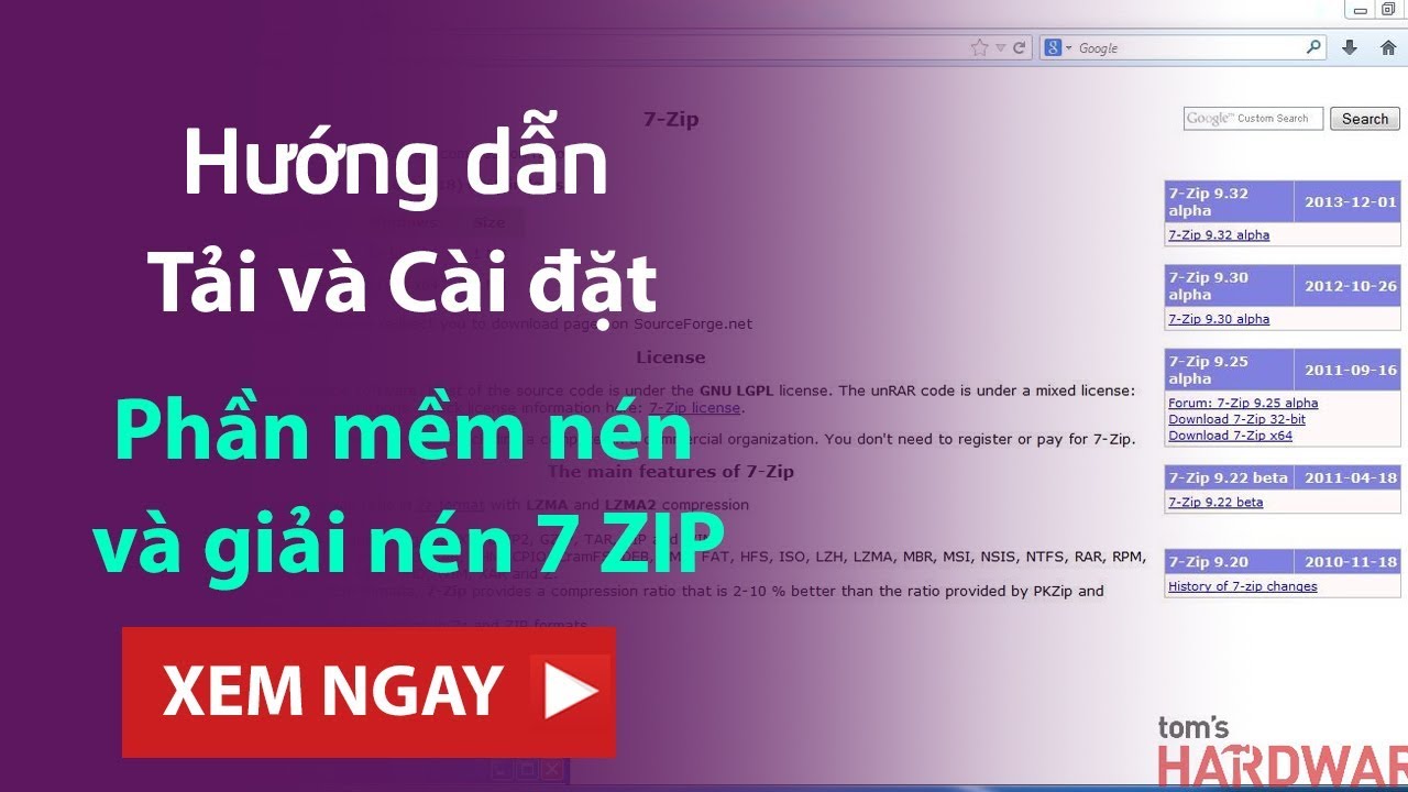 Hướng dẫn tải và cài đặt phần mềm 7 ZIP | Phần mềm nén và giải nén | thayvuxuancuong.com