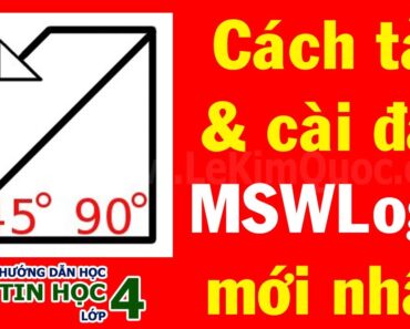 🐢 Hướng dẫn tải và cài đặt phần mềm Logo Rùa (MSWLogo Screen) 2020 mới nhất 🐢 Tin Học Lớp 4