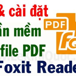 🦊 Hướng dẫn tải và cài đặt phần mềm đọc file PDF Foxit Reader cho máy tính bàn, Laptop