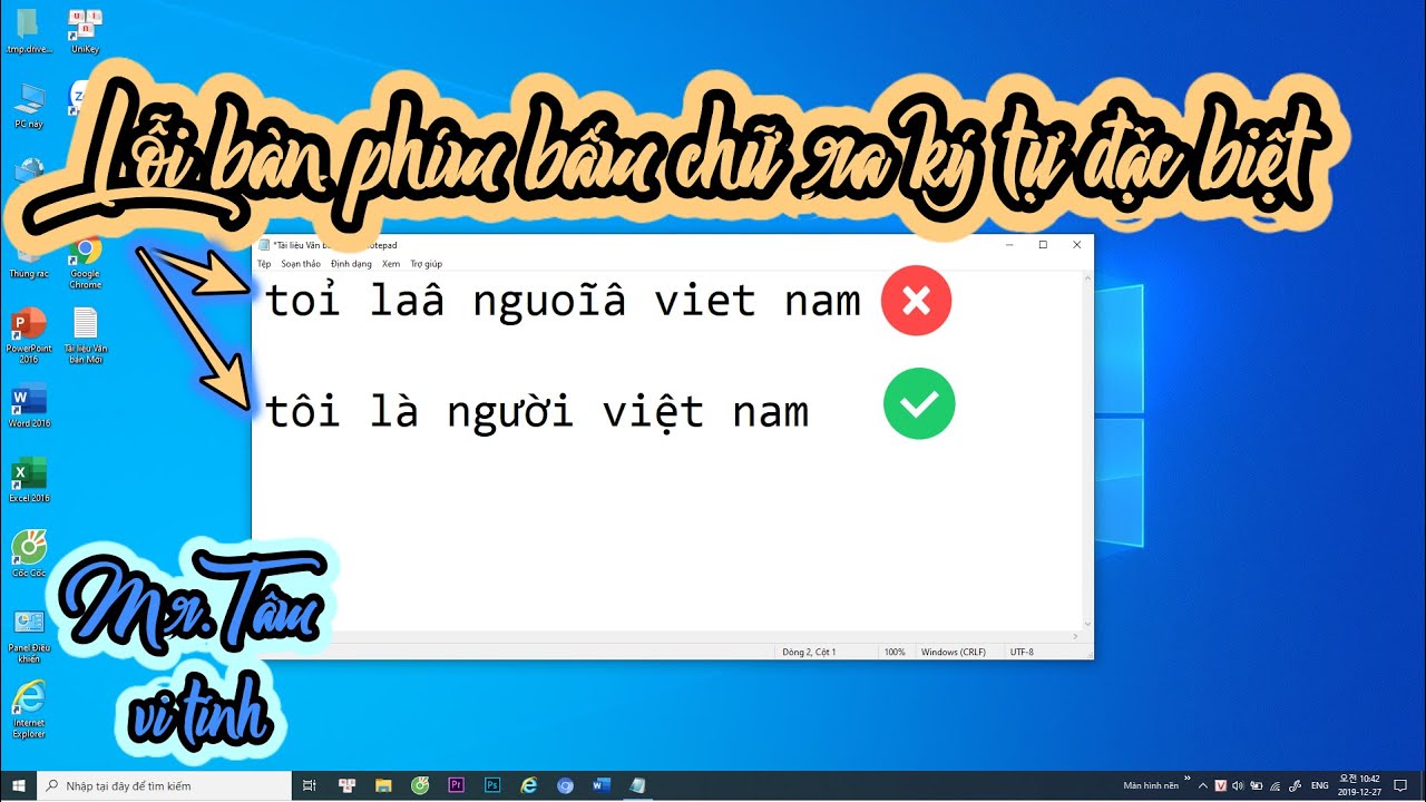 Hướng dẫn xử lý lỗi bàn phím máy tính bấm chữ ra ký tự lạ | loạn nút phím | Mr Tâm vi tính