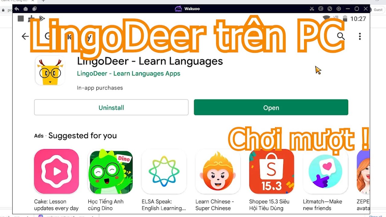 LingoDeer: Learn Languagestrên PC/ Máy tính – Cách tải cho Windows mượt mà nhất