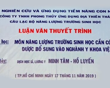 Luận Văn Thuyết Trình – Minh Tâm Hồ Luyến