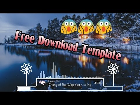 [Mẫu 1] – Free Download Template – Hướng Dẫn Làm Sóng Nhạc Avee Player Music