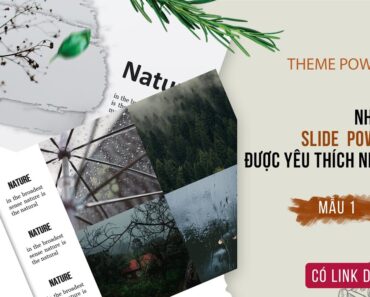 Mẫu 1 – Rainy Day |  HƯỚNG DẪN CÁCH TẢI những mẫu SLIDE POWERPOINT được yêu thích nhất 2021