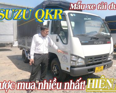 Mẫu Xe Tải Dưới 2T4 Được Mua Nhiều Nhất Hiện Nay | Xe Tải Isuzu QKR210 1.99 Tấn Thùng Bạt