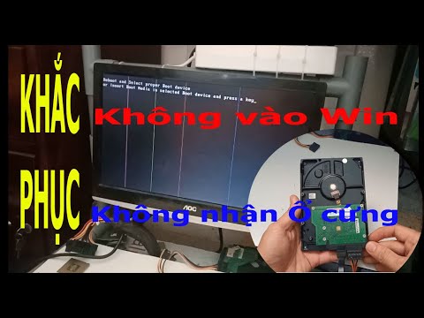 Máy tính lỗi không vào được Windows và cách khắc phục