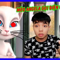 Mèo Angela Gọi Điện Cho Mình | ThắnG Tê Tê Chơi Talking Angela Lúc 3 Giờ Sáng