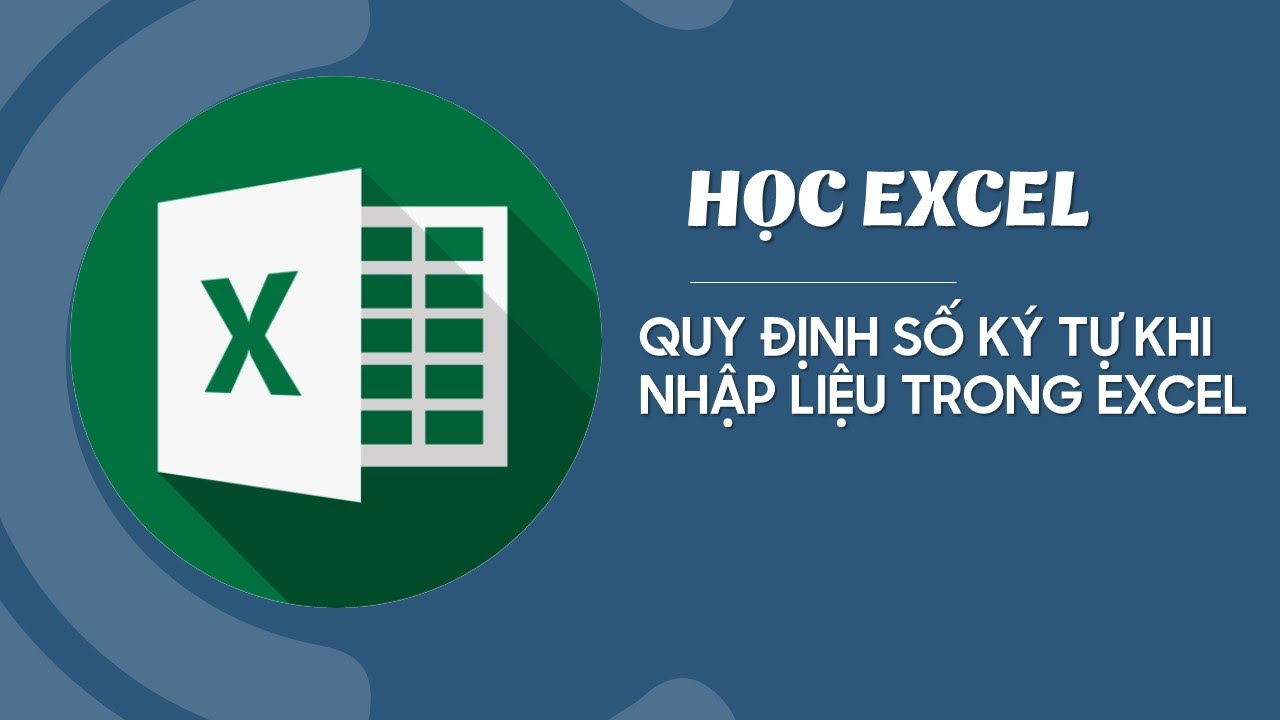 Mẹo Excel – Quy định số ký tự trong nhập liệu Excel – Học Excel Căn Bản #Shorts