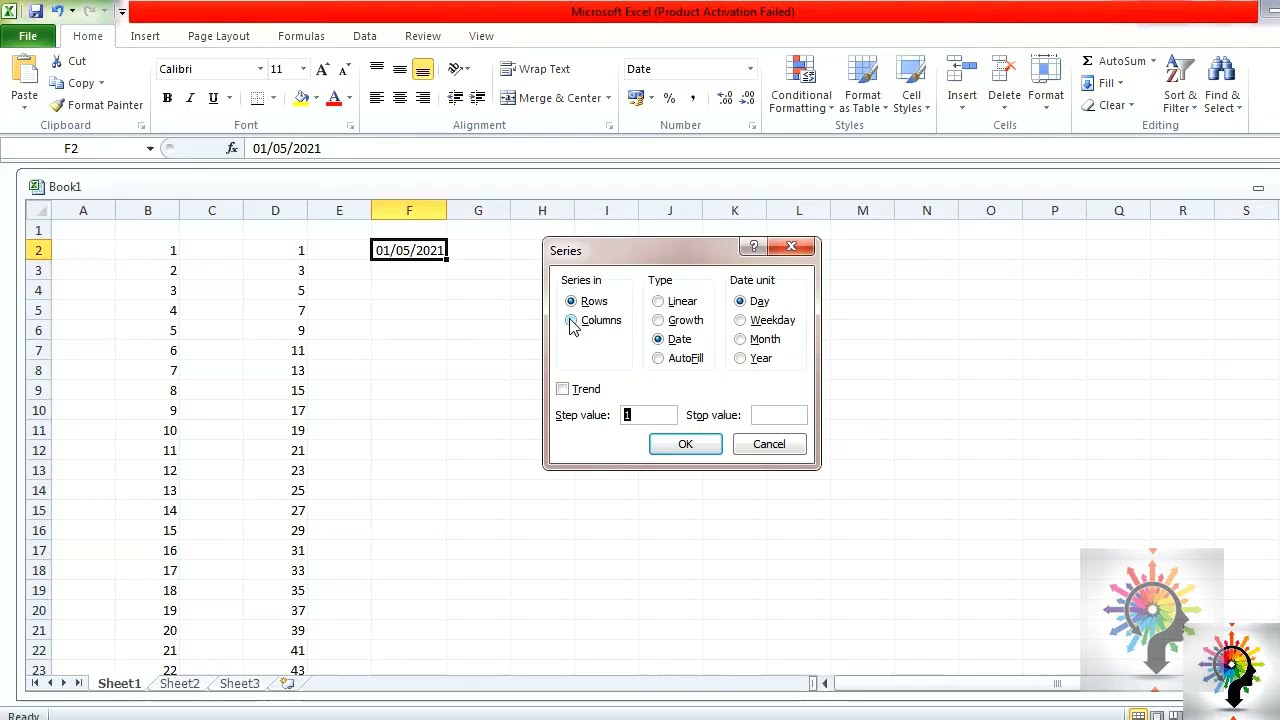 Mẹo excel – Mẹo đánh số thứ tự nhanh trong excel