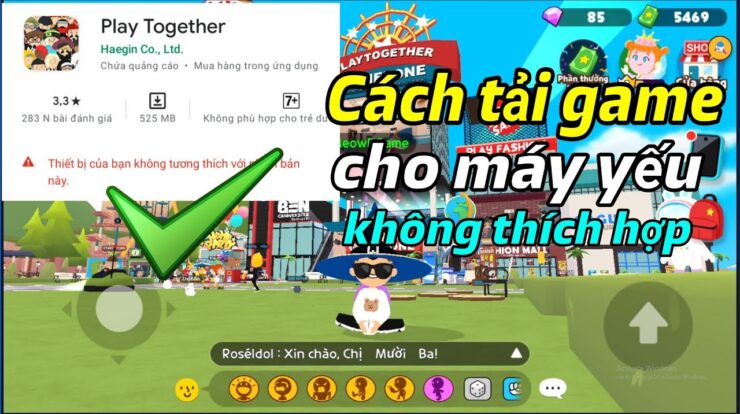 PLAY TOGETHER | CÁCH TẢI GAME VÀ ĐĂNG NHẬP CHO MÁY YẾU, KHÔNG TƯƠNG THÍCH