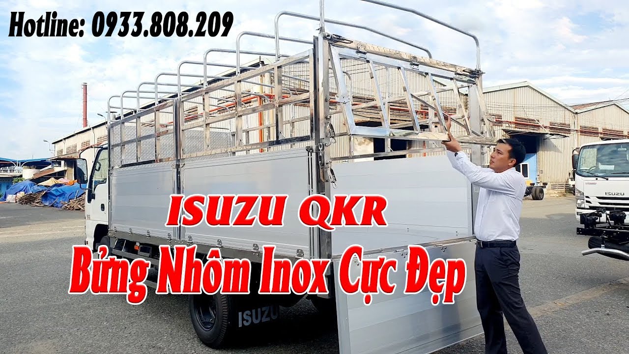 Ra Mắt Mẫu Xe Tải Isuzu 2T9 Thùng Inox Bửng Nhôm Cực Chất – Giao Về Tp Cần Thơ