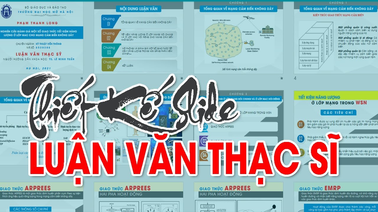 Slide Luận văn Thạc sĩ Chuyên ngành Kỹ thuật Viễn thông