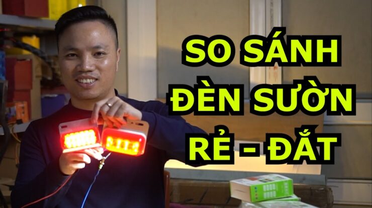 So Sánh 02 Mẫu Đèn Sườn Led Xe Tải | Đèn Xe Tải