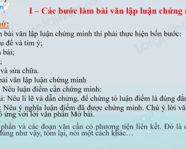 Soạn bài Cách làm bài văn lập luận chứng minh  trang 48 SGK ngữ văn 7 tập 2