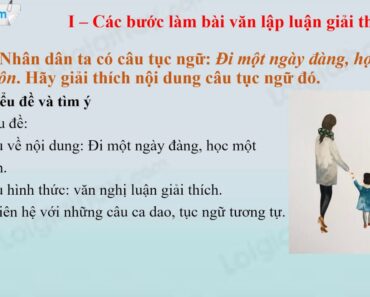 Soạn bài Cách làm bài văn lập luận giải thích  trang 84 SGK ngữ văn 7 tập 2