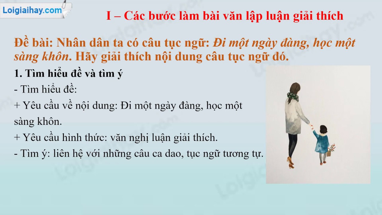 Soạn bài Cách làm bài văn lập luận giải thích  trang 84 SGK ngữ văn 7 tập 2